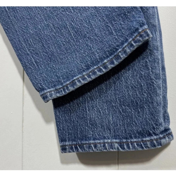MADEWELL Womens Size 25 Medium Wash High Rise Classic Straight Leg Jeans - Picture 7 of 14